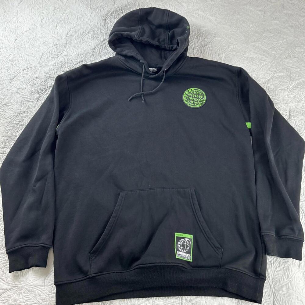 SDMN Sidemen Adult XL Black Green Hoodie - YouTuber Brand